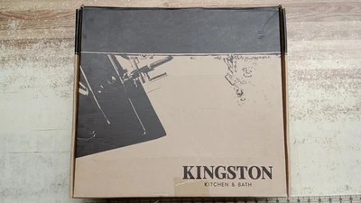 Torneira Kingston bronze inglês country KS727ALBS acabamento cromado com pulverizador lateral - Imagem 1 de 4