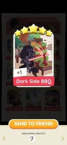Dark Side BBQ - Stickers 5 STAR WARS ABLUM Set 18 - Picture 1 of 1