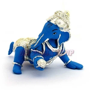 Lord Ladoo Ganesha Showpiece Statue Home Decor Ganpati ji for Gift OmPoojaShop - Picture 1 of 4
