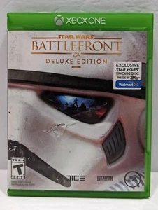 Star Wars Battlefront Deluxe Edition Microsoft Xbox One Video Game + DLC - Picture 1 of 3