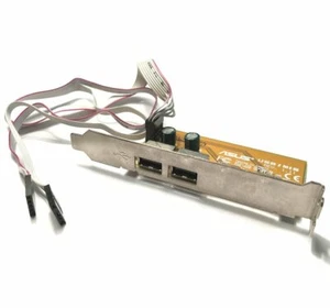 ASUS USB 1.1 / MIR 2-Port Two Port Add-On Card with Cable for Computer PC - Picture 1 of 5