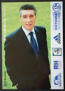 6124 Rudi Assauer FC Schalke 04 2002/03 tarjeta de autógrafo autógrafo autógrafo  - Imagen 1 de 1
