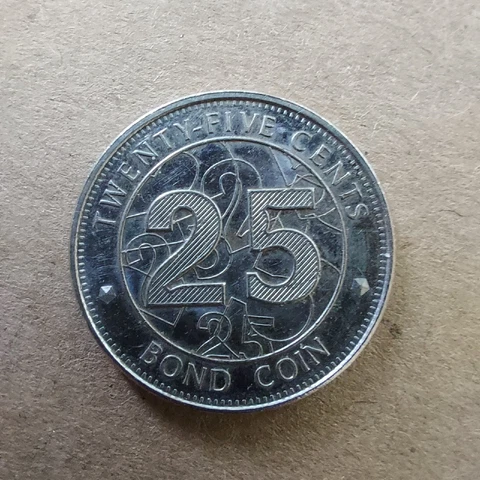 Coins Token 2014  25 Cent Bond Coin#663c Cover