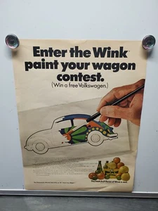 1969 VW Magazine Ad. / WINK CANADA DRY - Picture 1 of 5