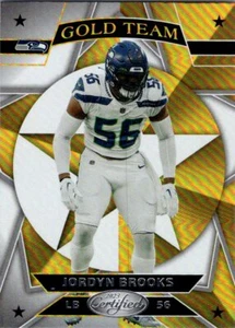 2023 Panini Certified # GT-17 Jordyn Brooks Gold Team - Picture 1 of 2