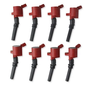 MSD 82428 FORD 98-14 4.6 5.4 2 Valve Engine Replacement BLASTER Coil Set Of 8 - Bild 1 von 4