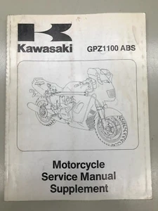 Service manual supplement for Kawasaki GPZ1100 ABS.  PN  99924-1192-51 - Picture 1 of 4