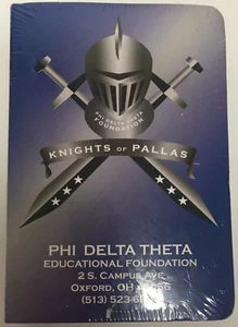 PHI DELTA THETA Knights of Pallas T-Shirt Large Blue Factory-Sealed - Picture 1 of 7