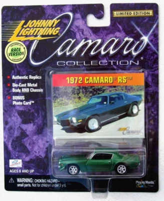 JOHNNY LIGHTNING R4 CAMARO COLLECTION 1972 CHEVY CAMARO RS EXCLUSIVE - Image 1 of 3