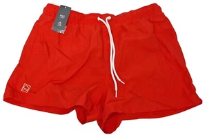 MARKS & SPENCER Herren Badeshorts Sun Smart Quick Dry Rot Größe L 36-38 Zoll - Bild 1 von 4