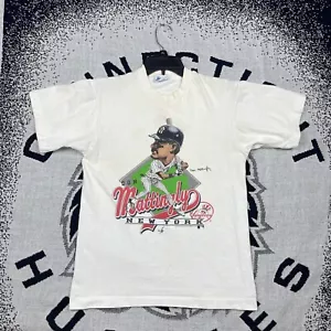 Vintage 1988 Don Mattingly New York Yankees Karikatur T-Shirt AN45209 - Bild 1 von 2