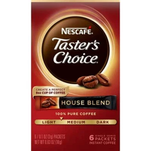 NESCAFE Taster's Choice House Blend Light Roast, Instantkaffee Einzelportion - Bild 1 von 5