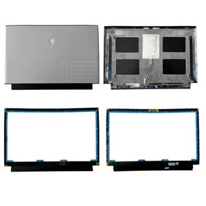 New LCD Back Cover+Bezel For Dell Alienware M15 R3 R4 0MFC9P 07CK61 US White - Picture 1 of 8