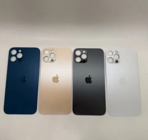 Replacement Rear Back Glass Big Hole For iPhone 12 Pro W/ Diff. Colors, lot - Picture 1 of 2