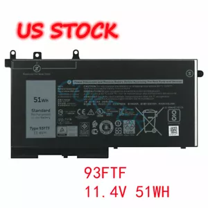 93FTF Laptop Battery Latitude E5280 E5480 E5580 E5490 E5590 E5480 E5290 E5591 - Picture 1 of 4