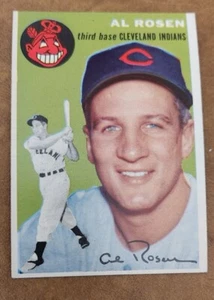 1954 Topps Baseball #15 Al Rosen EX +++ - Picture 1 of 4