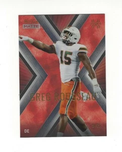 2021 Wild Card Matte /15 RED X-Plode Greg Rousseau 9/15 ROOKIE card MXP-13 ! - Picture 1 of 1