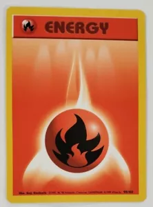 Fire Energy - 98/102 - Common 1st Edition fast neuwertig Basisset Pokemon 1999 - Bild 1 von 2