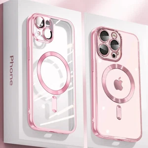 Case For Apple iPhone 16 15 14 13 12 Pro Max Shockproof Magnetic Silicone Cover - Picture 1 of 31