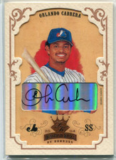 2004 (EXPOS) Diamond Kings DK Signatures Framed Bronze #118 Orlando Cabrera/25