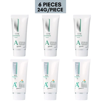 Smooth E White Babyface Serum 0.8 oz + Babyface Cream Plus SPF 44 Set 6 pieces - Image 1 of 4