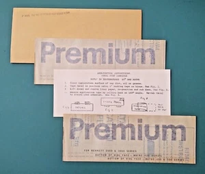 Vintage NOS Mobil Oil Gas Pump Dispenser Labels “Decals” Transfers - PREMIUM - Picture 1 of 8