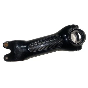 Bicycle bike stem 120mm +/-5 degree 25.4mm 1 1/8th” Black Alloy Carbon Inlay - Picture 1 of 12