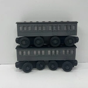 Wooden Railway Compatible Gray Passenger Train Custom Thomas and Friends Brio - Picture 1 of 7