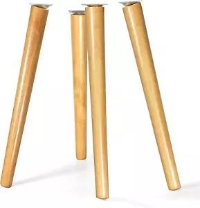 Table Legs 16 Inch Wood Furniture Legs for Coffee Table End Table Mid-Century Mo - Picture 1 of 12