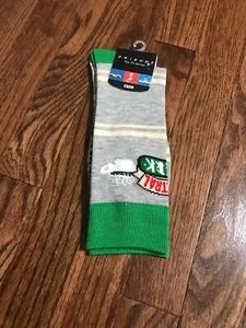 Calcetines Friends Central Perk Crew para adultos 10-13 nuevos con etiquetas gris verde - Imagen 1 de 2