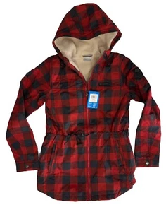 Columbia Women’s Jacket Small Chatfield Hill Buffalo Check Red NWT Retail $160  - Picture 1 of 5
