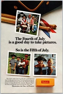 1968 Kodak Film Create Memories In Pictures Boy Pirate Hat Print Ad - Bild 1 von 2