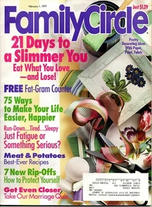 Family Circle Magazine February 1, 1997 75 Ways to make your life easier happier - Picture 1 of 1