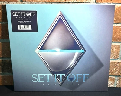 SET IT OFF - Duality, Limited BLUE + WHITE COLORED VINYL LP New & Sealed! - Image 1 of 4