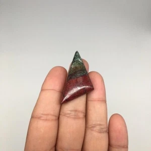 7.3g, 0.8"x1.65"x5mm Sonora Sunset Chrysocolla Cuprite Cabochon @Mexico,SC415 - Picture 1 of 8