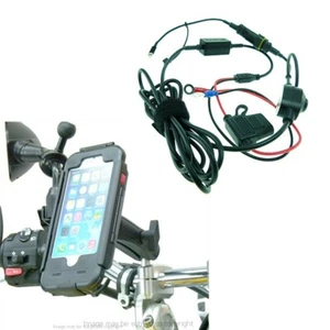 High Power Hardwire Extended M8 Motorradhalterung & TiGRA Hülle für iPhone 6 - Bild 1 von 12