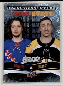 2022-23 Upper Deck MVP Encounters on Ice Artemi Panarin / Brad Marchand New York - Picture 1 of 2
