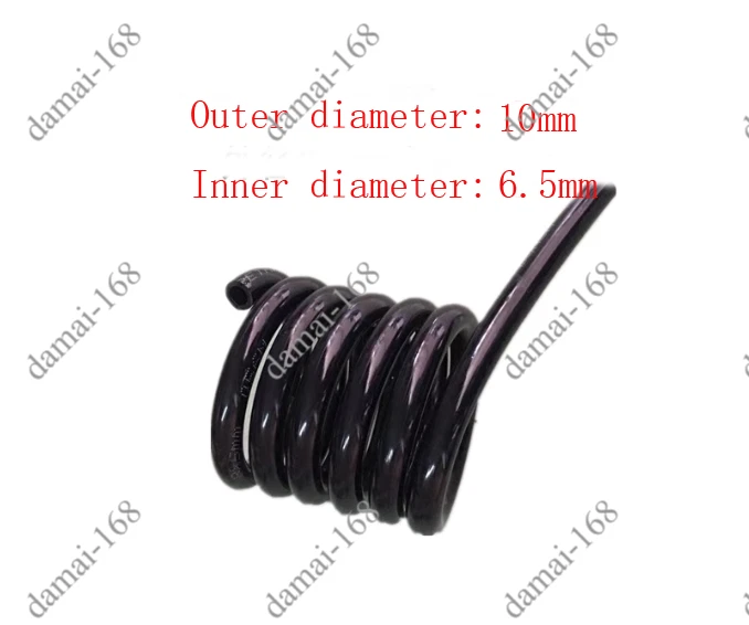 10X6.5mm PU Spiral Air Hose Pipe Line for Tire Changer Machine &Length 1-9m - Image 1 of 1
