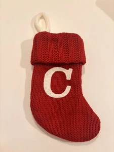 Mini Medias de Navidad Target Wondershop Tejidas Monograma Letra C - Imagen 1 de 2