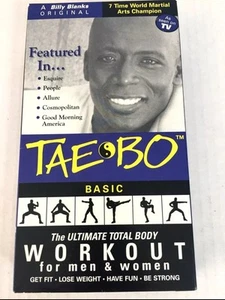 🔥 RARE Tae Bo Basic Ultimate Total Body VHS Video tape Ships Same Day Tracking - Bild 1 von 3
