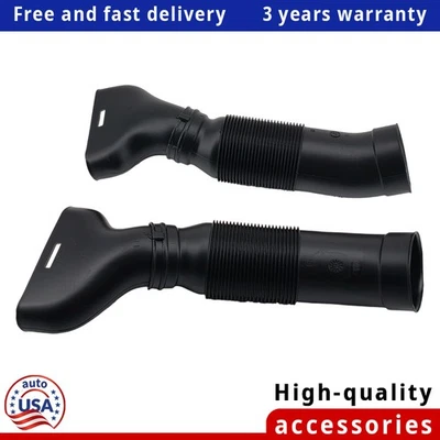 2Pcs L & R Air Intake Hose For Mercedes Benz C240 C320 4MATIC 2001-05 2035280107 - Image 1 of 4