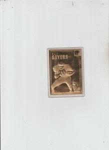 Tarjeta de oro de 22 quilates Gale Sayers Dansbury como nueva #15 osos - Imagen 1 de 1