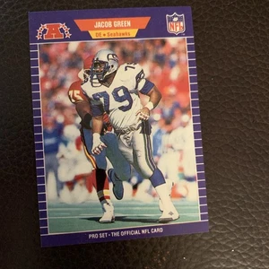 Jacob Green, 1989 Pro Set, #393, Seattle Seahawks, - Picture 1 of 2
