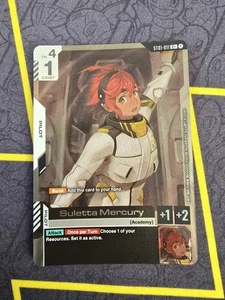 Suletta Mercury - ST01-011 - C+ Alternate Art - Gundam Card Game TCG - Imagen 1 de 1