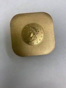 #24 1838 LIBERTY HEAD $10 24K Gold Plated Plate Coin 000081 - Picture 1 of 6