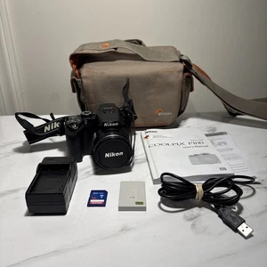 Nikon Coolpix P100 Digital Camera 10.3mp 26x Zoom with Accessories -Very Good - Picture 1 of 24