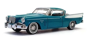 Matchbox 1/43 Scale DYG03-M - 1958 Studebaker Golden Hawk - Turquoise - Picture 1 of 6