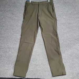Lululemon Commission Pants Mens Sz 30x30 Green Slim Taper Warpstreme Biz Casual - Bild 1 von 13