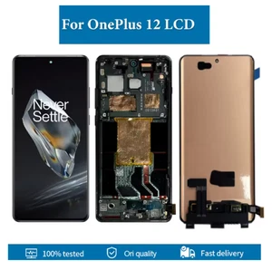For OnePlus 12 Original Display LCD Screen Touch Digitizer Replacement + Frame - Picture 1 of 4