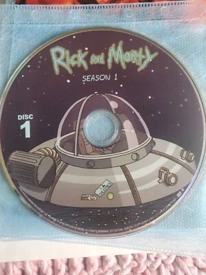 Rick and Morty Season 1 Disc Only Loose DVD TV  - Image 1 of 4